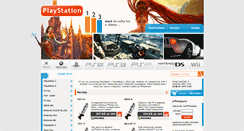 Desktop Screenshot of playstation123.cz